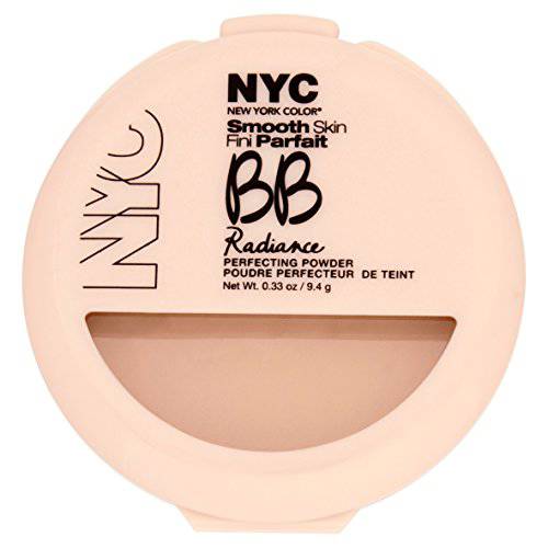 N.Y.C. New York Color BB Radiance Perfecting Powder, Naturally Beige, 0.33 Ounce