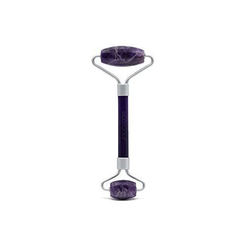 EcoTools Amethyst Facial Roller, Stone Face Roller & Massager, Skincare & Sculpting Tool, Reduces Puffiness & Dark Circles, Eco-Friendly Beauty Tool, Vegan & Cruelty-Free, 1 Count
