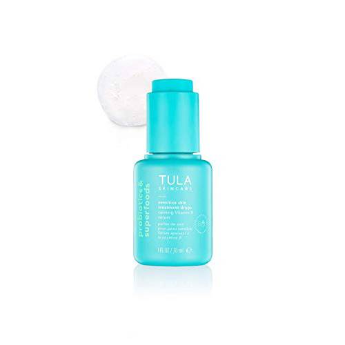 TULA Skin Care Sensitive Skin Treatment Drops | Skincare-First, Calming Vitamin B Serum, Soothes & Reduces Irritation while Improving Skin’s Resilience | 1 fl. oz.