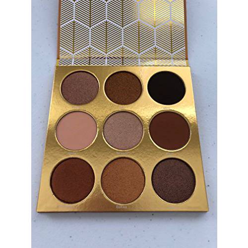 Juvia’s Place Warm and Neutral Eyeshadow Palette - Professional Eye Makeup, Pigmented Eyeshadow Palette, Makeup Palette for Eye Color & Shine, Pressed Eyeshadow Cosmetics, Shades of 9