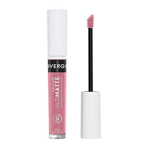 COVERGIRL Outlast Ultimatte One Step Liquid Lip Color, Rose, Yay, Rose, 0.12 Fl Ounce, Yay, Rosé 115 (99350047205)