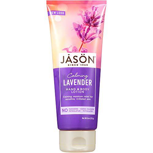 Jason Hand & Body Lotion, Calming Lavender, 8 Oz