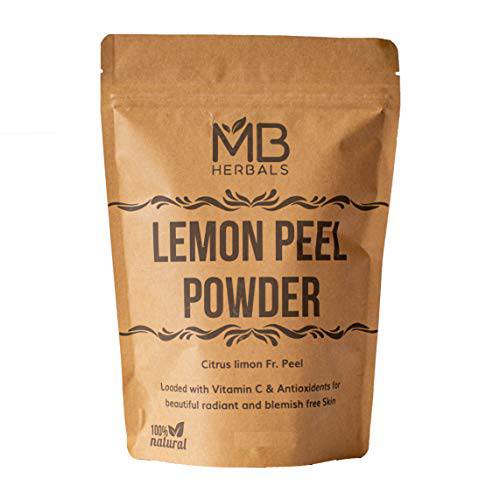 MB Herbals Lemon Peel Powder 100 Gram | 3.5 oz| For Home-Made Natural Herbal Face Pack
