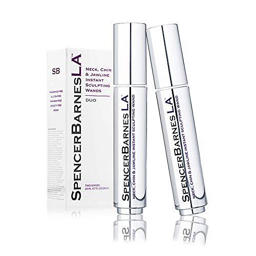SBLA Beauty Neck, Chin & Jawline Sculpting Wand, Advanced Anti-Aging Serum For Smoothing, Tightening, Firming & Lifting Neck Skin, Instant Sculpting Wand, 2 pack, 0.7 Fl Oz / 20mL (208 doses)
