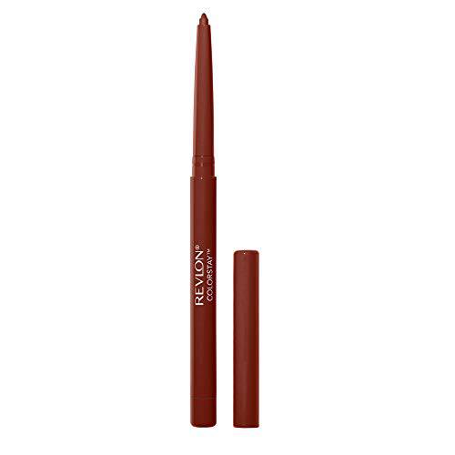 Lip Liner by Revlon, Colorstay Face Makeup with Built-in-Sharpener, Longwear Rich Lip Colors, Smooth Application, 640 Raisin