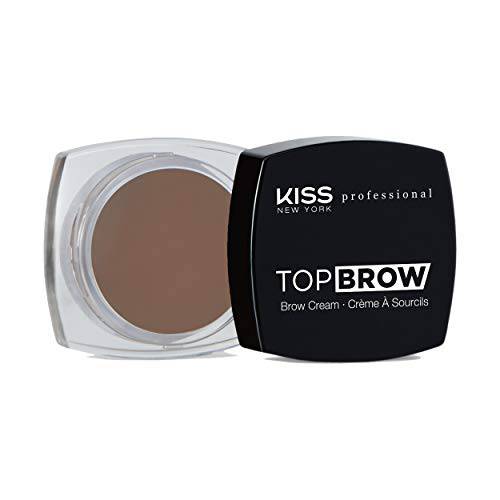 Kiss New York Professional Top Brow Eyebrow Cream (KBCM04 - Dark Brown)