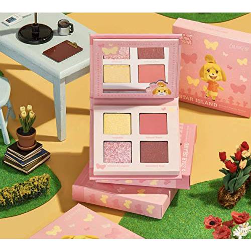 Colourpop Animal Crossing Shadow Palette in 5 Star Island - Eyeshadow Quad Full Size New without Box