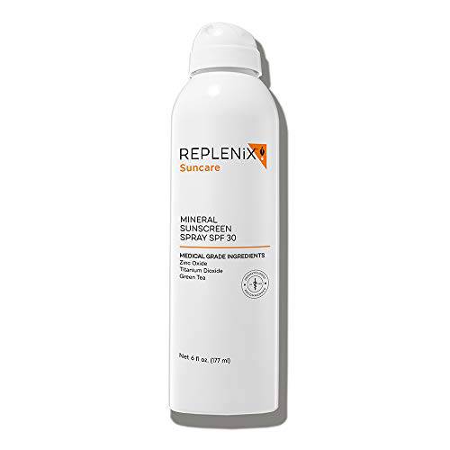 Replenix Soothing Mineral Sunscreen Spray SPF 30 - Medical Grade Sun Protection, Zinc Oxide, UVA/UVB Protection, Safe for Sensitive Skin, Aloe, 6 oz.