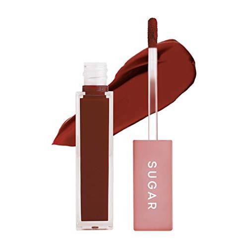 SUGAR Cosmetics Mettle Liquid Lipstick - 11 Rigel (Rusty orange) Creamy Lightweight Texture, Silky Smooth Lips