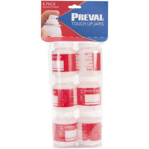 Preval Paint Sprayers Touch Up Jars (6-Pack) 0270