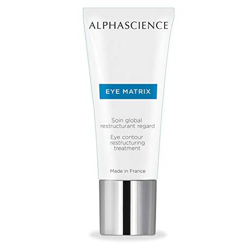 ALPHASCIENCE EYE MATRIX 15 ml / 0.50 Fl Oz - anti-aging eye treatment - restructures the skin - hydrating action - all skin types - Made in France - Fragrance free - Paraben free