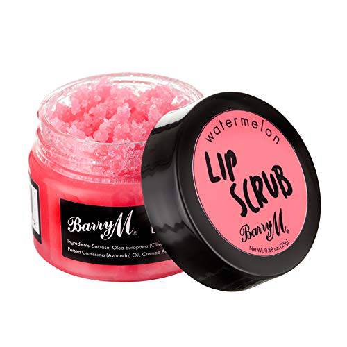 Barry M Cosmetics Emolient Rich Sugar Lip Scrub, Watermelon
