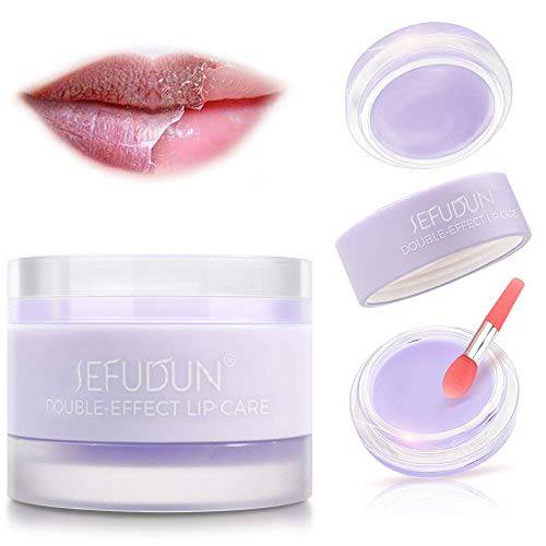 Lip Scrub Treatment, Lip Scrubs Exfoliating Moisturizer Sugar Lip Surb Cruelty-Free for Repairing Dry & Chapped & Peeling and Cracked Lips, the Best Gift for Lip Care in Autumn and Winter(Orange)