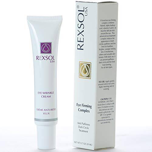 REXSOL Eye Firming Complex Anti-Puffiness & Dark Circle Treatment | Under Eye Cream For Dark Circles and Puffiness (20 ml/0.7 oz )