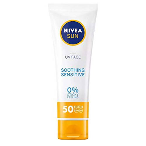 Nivea Sun UV Face Sensitive UVA/UVB, sunscreen protection SPF50+, 50ml