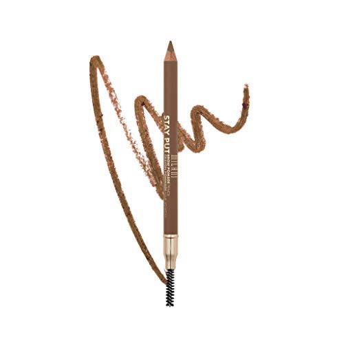 Milani Stay Put Brow Pomade Pencil - Soft Brown (0.03 Ounce) Vegan, Cruelty-Free Eyebrow Pencil to Fill, Shape & Define Brows