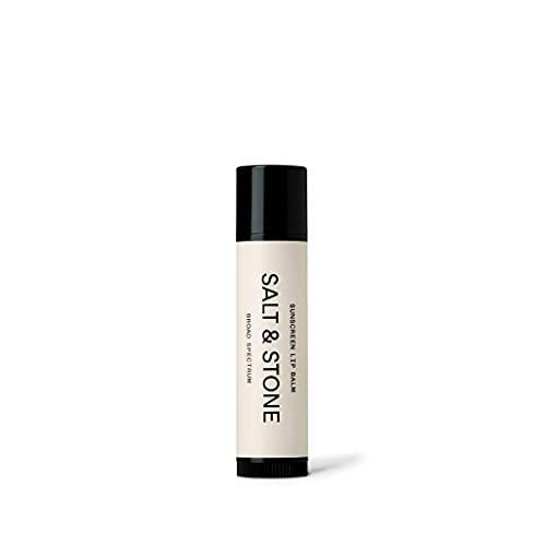 Salt & Stone SPF 30 Lip Balm - Broad Spectrum Lip Protection that Sinks in Effortlessly and is Water Resistant and Reef Safe - Cruelty Free, Gluten Free, Made in USA