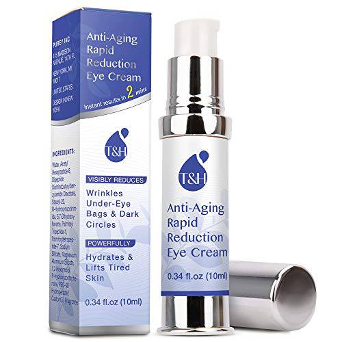 TEREZ & HONOR Anti-Aging Rapid Reduction Eye Cream, Visibly and Instantly Reduces Wrinkles, Under-Eye Bags, Dark Circles in 120 Seconds, Hydrates & Lifts Skin (Rapid Anti-Aging Cream (0.34 fl.oz)