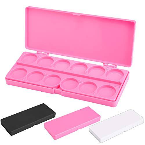 Noverlife 10PCS Press On Nail Storage Box, 2.6x2.6 inch / 6.5x6.5cm Clear Empty Plastic Nail Tips Storage Box with Arcylic Nail Display Sticks, Nail Glue Double Sided Tape for Press on False Nails