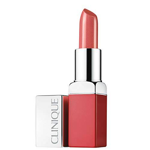 Clinique Women’s Pop Lip Color + Primer Lipstick, 18 Papaya, Luxurious yet weightless formula merges bold, 0.13 Ounce