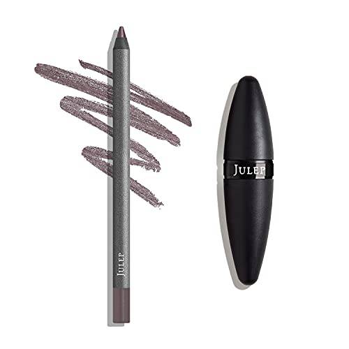Julep When Pencil Met Gel Sharpenable Multi-Use Longwear Eyeliner Pencil -Smoky Taupe Shimmer and Cosmetic Makeup Pencil Sharpener, Travel Friendly, Easy Cleaning Beauty Sharpener for Eyeliner