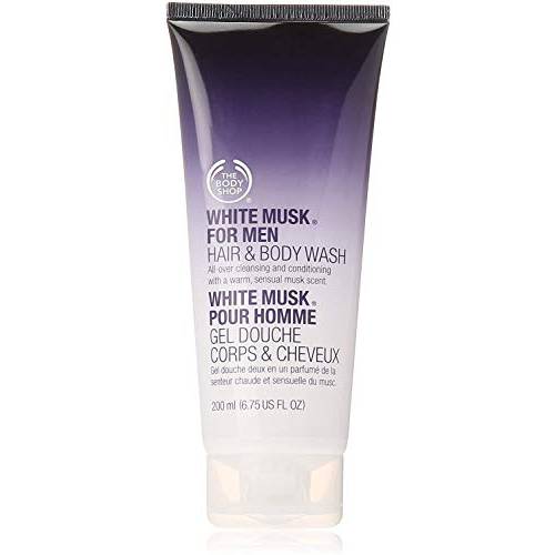 The Body Shop White Musk for Men Hair & Body Wash, 6.75-Fluid Ounce