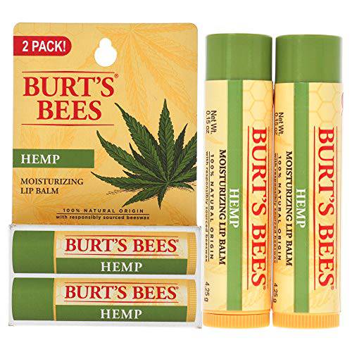 Burts Bees Hemp Moisturizing Lip Balm Unisex 2 oz