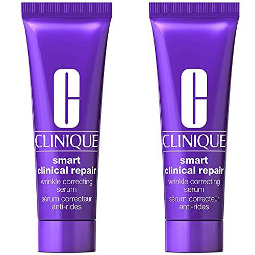 Clinique Smart Clinical Repair Wrinkle Correcting Serum 0.68 oz/20 ml (2 Travel Size Tube 0.34 oz/10 ml Each)