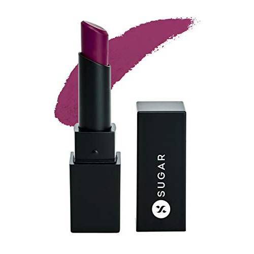 SUGAR Cosmetics Nothing Else Matter Longwear Lipstick With Premium Matte Finish - 20 Plum Alive (Deep Berry with cool undertone) Matte Finish, Water-Resistant, Longlasting, Paraben Free