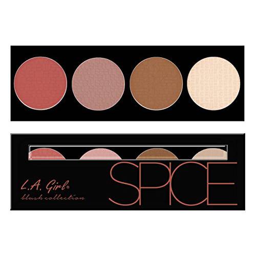 L.A. Girl Beauty Brick Blush Collection, Spice, 1 Count