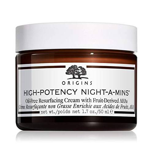 Origins High Potency Night-A-Mins Oil-Free Resurfacing Cream with Fruit-Derived AHAs 1.7 oz. / 50ml (Unbox)
