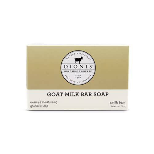 Dionis - Goat Milk Skincare Vanilla Bean Scented Bar Soap (6 oz) - Made in the USA - Cruelty-free and Paraben-free