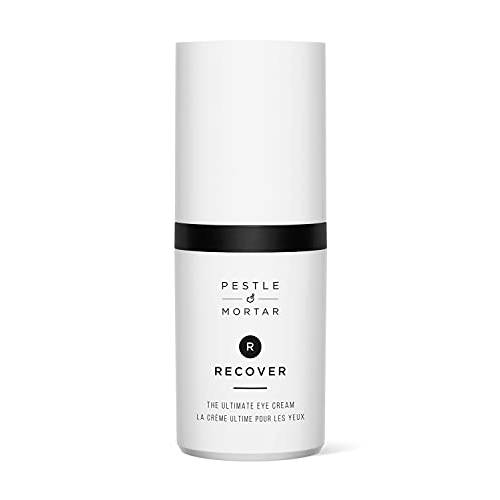 Pestle & Mortar Recover Eye Cream- Anti-Ageing, Brightening, Dark Circles, Fine Lines and Under-Eye Puffiness- with Peptides 0.5 oz.