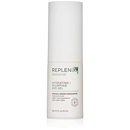 Replenix Hydrating + Plumping Eye Gel, Medical Grade Undereye Serum and Cream, Reduces Appearance of Wrinkles and Fine Lines, Hydrating, 0.5 oz.