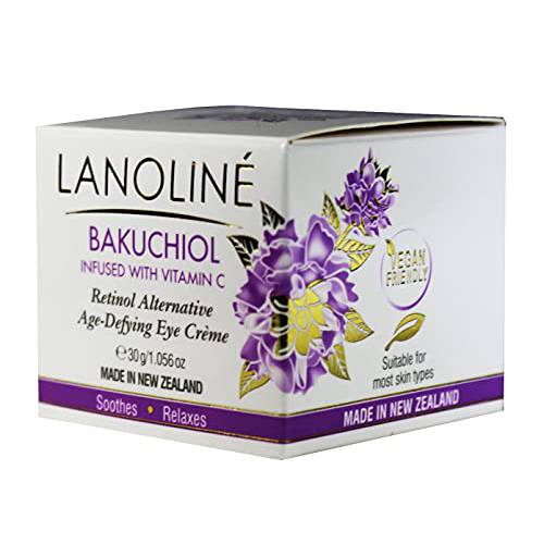 Lanoline Bakuchiol Infused with Vitamin C Age Defying Eye Cream Retinol Alternative 1.05 oz