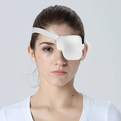 FCAROLYN 3D Eye Patch - 2nd Generation (White) (Left Eye)