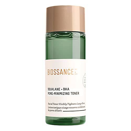Biossance Squalane + BHA Pore Minimizing Toner. Get Visibly Clearer, Smaller-Looking Pores. Gently Exfoliates and Hydrates for Smooth, Refreshed Skin. Travel Size (1.7 Ounces)