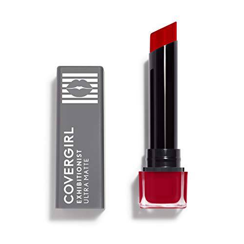 COVERGIRL Exhibitionist Ultra Matte Lipstick, All Abuzz, Pack of 1