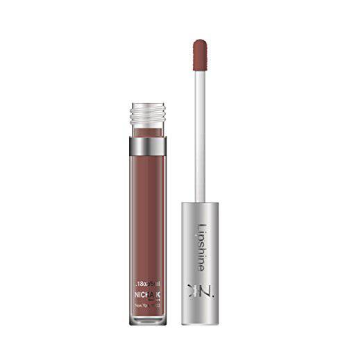 Nicka K LipshineStrawberry’’ A51, Cosmetics, vibrant colors, bright colors, shining lips, lip shine, long lasting,