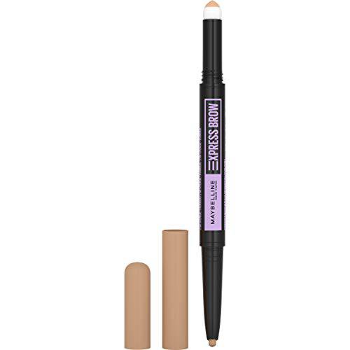 Maybelline New York Maybelline Express Brow 2-in-1 Pencil and Powder, Light Blonde, 0.02 Fl. Ounce, 248 Light Blonde, 0.02 fluid_ounces (Pack of 2)