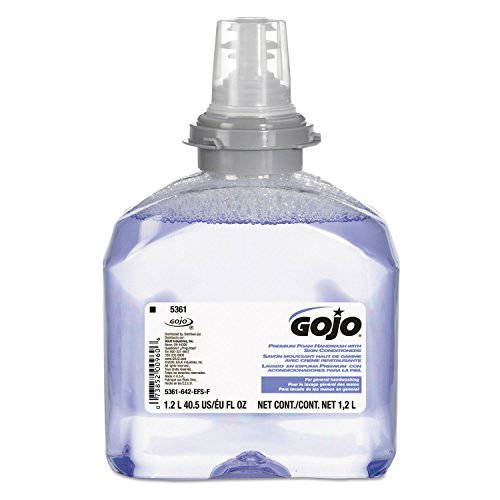 Gojo 5361-02, TFX Foam Soap 1200mL Refill, 2 Refills/Case