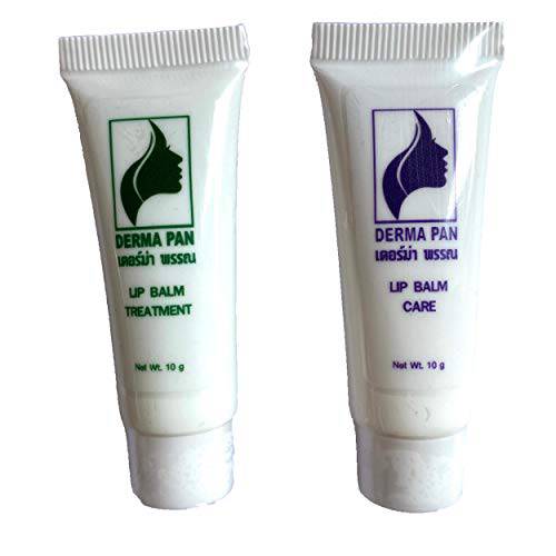 DERMA PAN - Set of Lip Balm Care and Lip Balm Treatment 10g. (New Formula suitable for all skin type)
