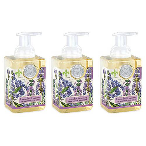 Michel Design Works Foaming Hand Soap, 17.8-Fluid Ounce, Lavender Rosemary - 3-PACK