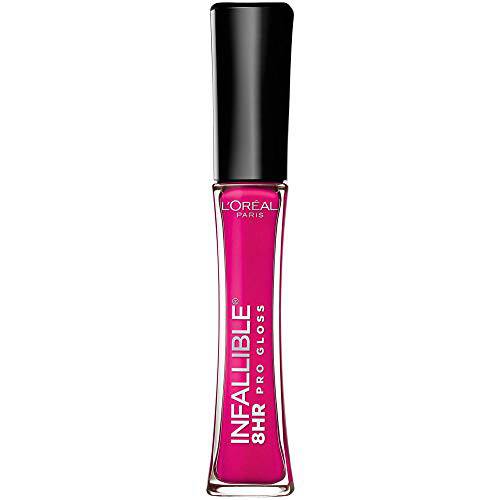L’Oréal Paris Infallible 8 HR Pro Gloss, Pink Topaz, 0.21 fl. oz.