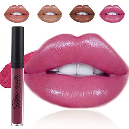 Edanta Liquid Lipstick Matte Lipsticks Waterproof Lipgloss High Pigment Lip Glaze Velvet Cream Lip Makeup for Women and Girls Pack of 1 (Pink 10)
