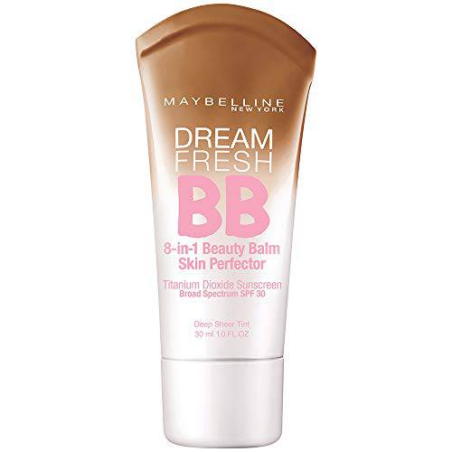 Maybelline Dream Fresh BB 8-in-1 Beauty Balm Skin Perfector SPF 30, Medium/Deep 1 oz ( Pack of 2)