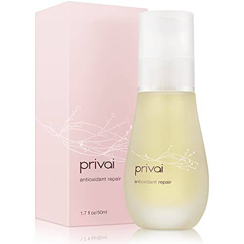 Privai Antioxidant Repair - Natural Face Serum (1.7 Fluid Ounces, 50 Milliliters) skin cellular reconstruction of fine lines and wrinkles