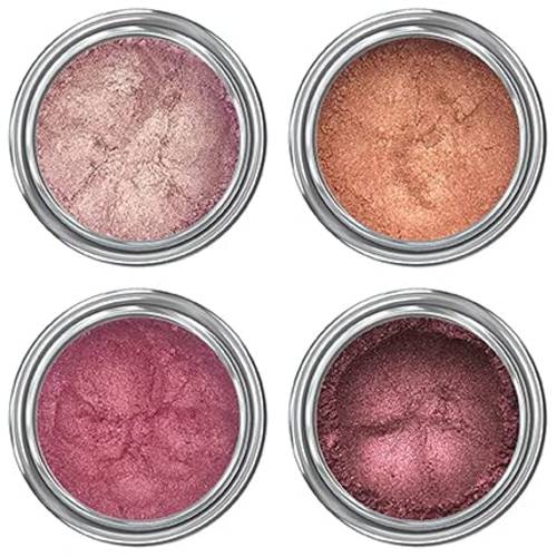 Concrete Minerals Metallic Eyeshadow, Silky- Smooth and Highly Pigmented, Longer-Lasting With No Creasing, 100% Vegan and Cruelty Free, Handmade in USA, 8 Grams Loose Mineral Powder (Blood Moon)