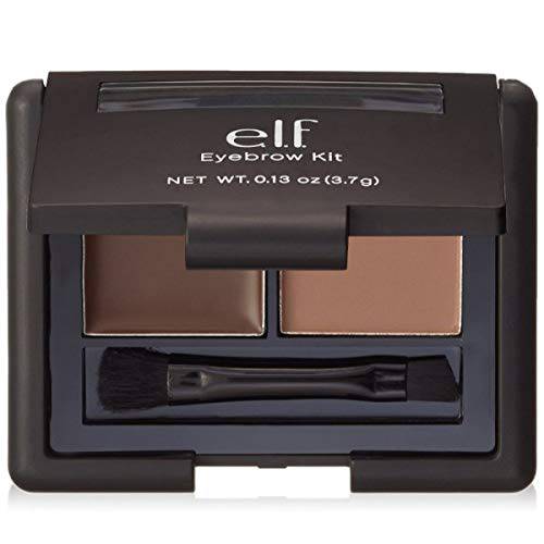 E.L.F. Studio Eyebrow Kit Brow Powder & Wax Duo w Brush – Medium