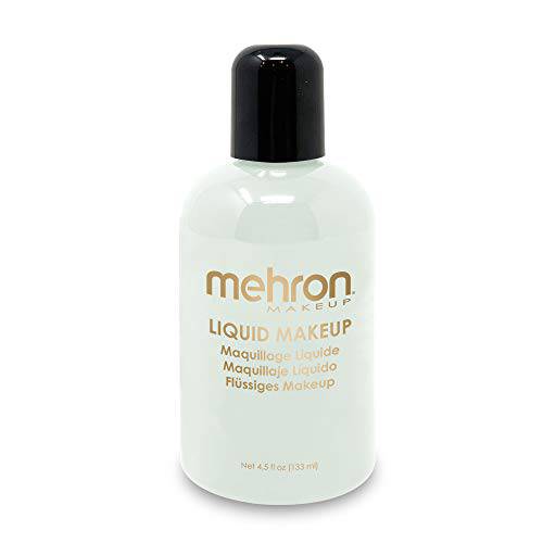Mehron Makeup Liquid Face and Body Paint (4.5 oz) (GLOW IN THE DARK)
